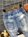 Børnejeans med katteprint 6