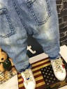 Børnejeans med katteprint 7