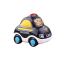 Børnepolitibil til drenge og piger fra 1 år. Sikkert legetøj til småbørn. Gave til børn 1-3 år. Køretøj til motorisk udvikling. 3