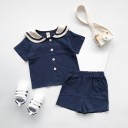 Børneskjorte og shorts L1426 4
