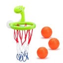 Børns badebasket med dinosaurhoved 14 x 13,5 cm plastisk med 3 bolde legetøj til vandleg i badekar 1