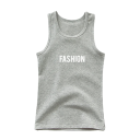 Børns bomulds tanktop med Fashion print Enfarvet ærmeløs T-shirt med O-hals Stilfuld sommer top til drenge og piger Forskellige farver 7 Børns bomulds tanktop med Fashion print Enfarvet ærmeløs T-shirt med O-hals Stilfuld sommer top til drenge og piger Forskellige farver 7