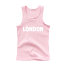 Børns bomulds tanktop med London tryk Enfarvet ærmeløs T-shirt med O-hals Bekvem sommer top til drenge og piger Forskellige farver 5