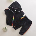 Børns kortærmede sweatshirt og bukser 3