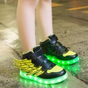 Børns lysende sneakers med vinger 4