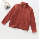 Børns plys-sweatshirt med lynlås 6