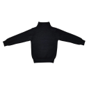 Børns strikket rullekravesweater 12M–6Y Efterårs- og vinter ensfarvet top til drenge og piger Blød bomulds- og polyesterbasis sweater Forskellige farver 6