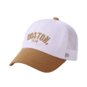 Børns trucker kasket Boston Størrelse 48–50 cm Til børn 8 måneder–3 år Justerbar netdækket tofarvet hat Bomuld polyester 6