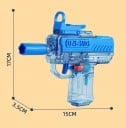 Børns vandpistol 17 × 15 × 3,5 cm plastisk håndholdt vandleg til pool, have og sommer udendørs lege 6