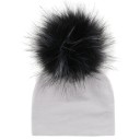 Børns vinterhue med pompon J3026 3