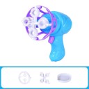 Borrifador elétrico em forma de unicórnio com recipiente para bolhas para crianças três variantes de cor roxa rosa azul 5