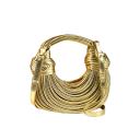 Borsa a forma di noodle di lusso da donna 25 x 10 x 27 cm con legatura in corda Borsa elegante in ecopelle e poliestere Accessorio stiloso per l'uso quotidiano 2