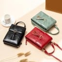 Borsa a tracolla da donna con patta e frange Sezione con zip con scomparti per carte Manico corto e tracolla lunga PU pelle 17,5 x 12 x 5 9