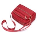 Borsa a tracolla da donna con più scomparti e tasche con zip Tracolla larga Nylon e poliestere 27 x 21 x 9 cm Per ogni giorno 5