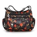 Borsa a tracolla da donna con stampa Diverse tasche con zip sul davanti e sui lati Tessuto oxford e poliestere 26 x 20 x 10 cm 8