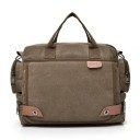 Borsa a tracolla da uomo 35×29×13 cm Borsa a spalla in tela Grande borsa da viaggio da uomo Borsa casual per uso quotidiano 8