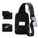 Borsa a tracolla da uomo con porta USB T371 1