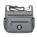 Borsa a tracolla impermeabile da uomo 20×24×9,5 cm Piccola borsa crossbody da lavoro Borsa Oxford in nylon e poliestere Borsa leggera con più tasche 7