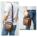 Borsa a tracolla in pelle da uomo T338 4