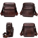 Borsa a tracolla in pelle da uomo T436 2