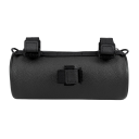 Borsa da ciclismo impermeabile 2 l in PU pelle 23x10x10 cm Borsa anteriore per manubrio Elementi riflettenti Cinghia a spalla Zip resistenti Multifunzionale 2