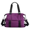 Borsa da donna a spalla e a mano Grande borsa in nylon e poliestere con tracolla removibile Tasca interna con zip 37 x 32 x 15 cm 5