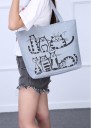 Borsa da donna con gatti J1043 7