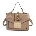 Borsa da donna con motivo in pelle di coccodrillo J141 9