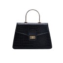 Borsa da donna con motivo in pelle di coccodrillo M1745 1