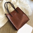 Borsa da donna con motivo pelle di serpente M978 2