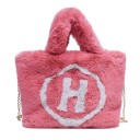 Borsa da donna in pelliccia sintetica M1126 5