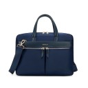 Borsa da laptop da donna Due maniglie e tracolla larga rimovibile Compartimento principale e tasca anteriore con zip In poliestere 5