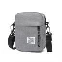 Borsa da uomo alla moda 19×14×5 cm Piccola borsa quadrata a tracolla in tessuto oxford Borsa diagonale in nylon per uomini Borsa artigianale 1