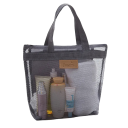 Borsa da viaggio a rete per il trucco 30,5 x 26 cm Pochette appesa per cosmetici e articoli da toeletta Organizer per doccia e prodotti per la pulizia 6