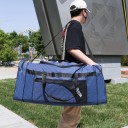 Borsa da viaggio a spalla Borsa spaziosa in oxford e poliestere Due maniglie per il trasporto Scomparto principale con zip Tasca frontale 5