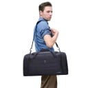 Borsa da viaggio a spalla con tracolla staccabile Due manici con impugnatura congiunta Scomparto principale con zip Nylon e poliestere Nero 4