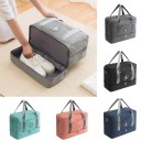 Borsa da viaggio a tracolla con compartimento inferiore per scarpe Compartimento principale e tasca anteriore con zip Tessuto Oxford 6
