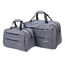 Borsa da viaggio con tracolla e due manici Comparto principale e due tasche frontali con cerniera Passante per manico della valigia 5