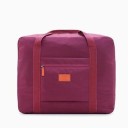 Borsa da viaggio da donna con cinghia per maniglia della valigia Tasca frontale con zip e due manici Nylon 41 x 16,5 x 31 cm Per weekend 5