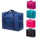 Borsa da viaggio da donna con cinghia per maniglia della valigia Tasca frontale con zip e due manici Nylon 41 x 16,5 x 31 cm Per weekend 6