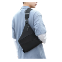 Borsa da viaggio da uomo a tracolla con protezione contro il furto e spruzzi d'acqua Borsa multifunzionale per corsa 1