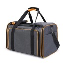 Borsa da viaggio espandibile per gatti e piccoli cani alta capacità rete traspirante tracolla staccabile box portatile da viaggio 7