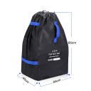 Borsa da viaggio in poliestere nera per seggiolino auto 85 x 45 x 45 cm Custodia protettiva pieghevole con cinghie 25 x 25 x 4,5 cm 3