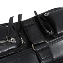 Borsa goth da donna 28 x 7 x 15 cm Pelle sintetica e poliestere Design alternativo scuro Borsa a spalla elegante 4