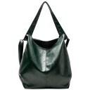 Borsa grande da donna a spalla in pelle sintetica Forma morbida e spaziosa Manico ampio Tracolla lunga per indossarla a traverso 41 x 41 3