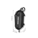 Borsa impermeabile per manubrio di monopattino elettrico 23,8 x 12 x 10,5 cm EVA+PU Custodia resistente per accessori con copertura rigida 2