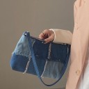 Borsa in denim da donna 6