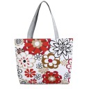 Borsa in tela da donna fiori M1280 3