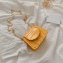 Borsa mini da donna con motivo in pelle di serpente 6