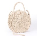 Borsa moderna in rattan da donna J1671 23 cm